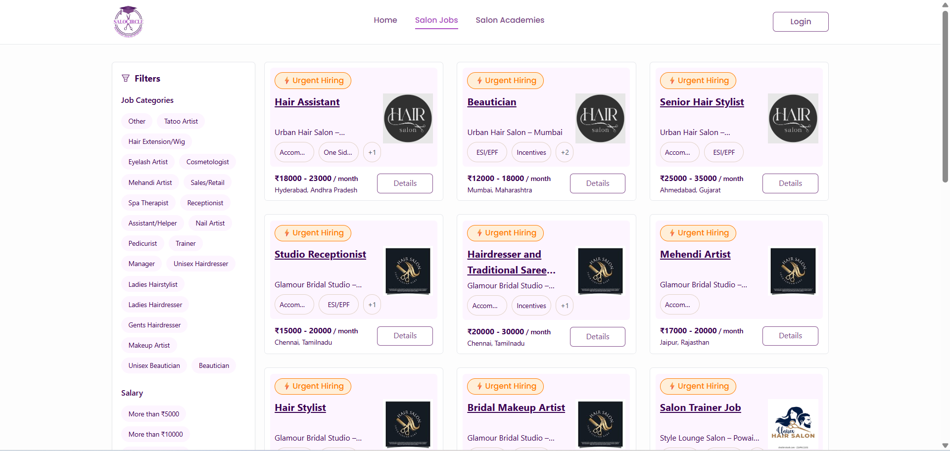 Main Dashboard